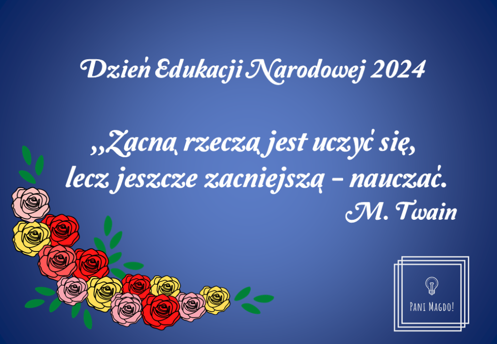 plakat dzień edukacji narodowej