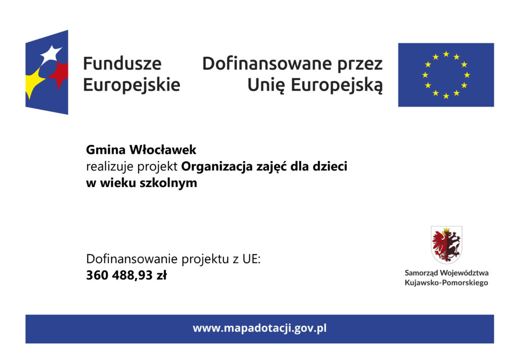 Plakat dotyczący organizacji zajęć dla dzieci w wieku szkolnym