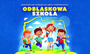 Plakat odblaskowa szkoła