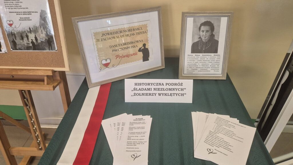 wystawa dotycząca żołnierzy wyklętych