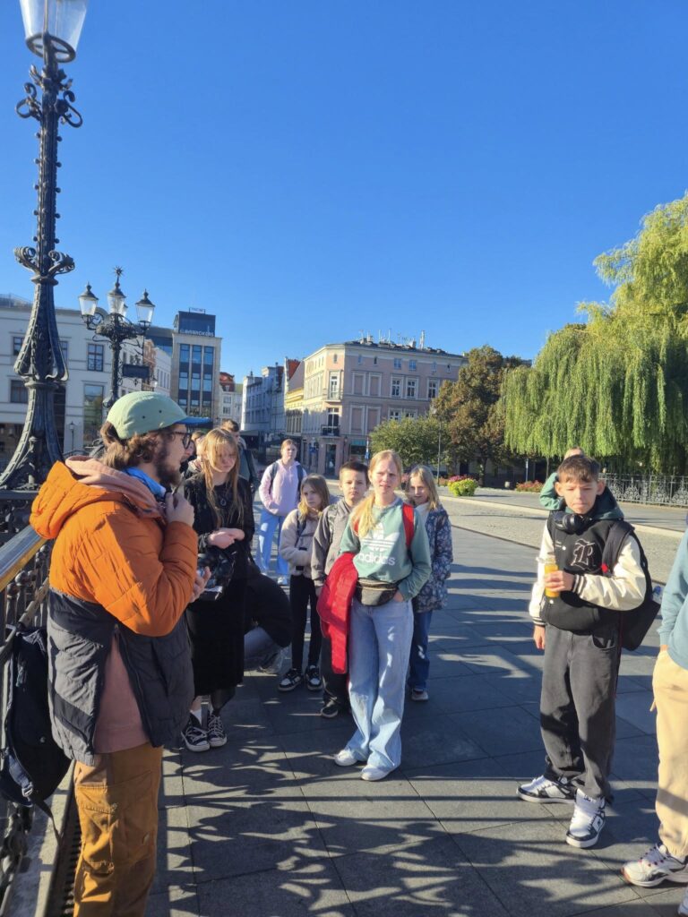 Uczniowie na wycieczce w Bydgoszczy