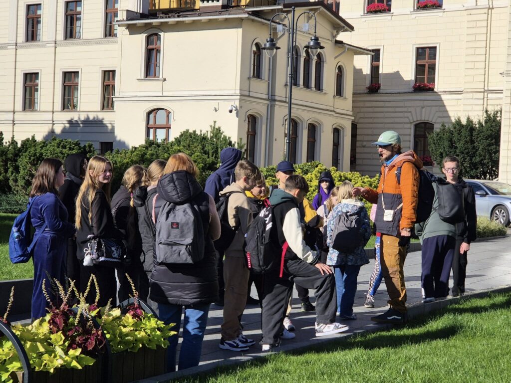 Uczniowie na wycieczce w Bydgoszczy