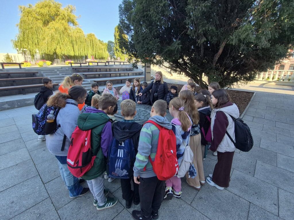 Uczniowie na wycieczce w Bydgoszczy