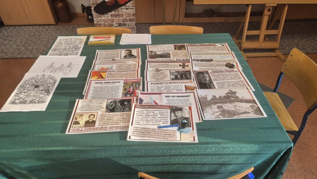 wystawa dotycząca żołnierzy wyklętych