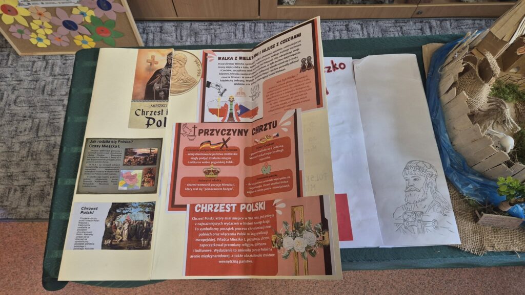 lapbook o chrzcie Polski