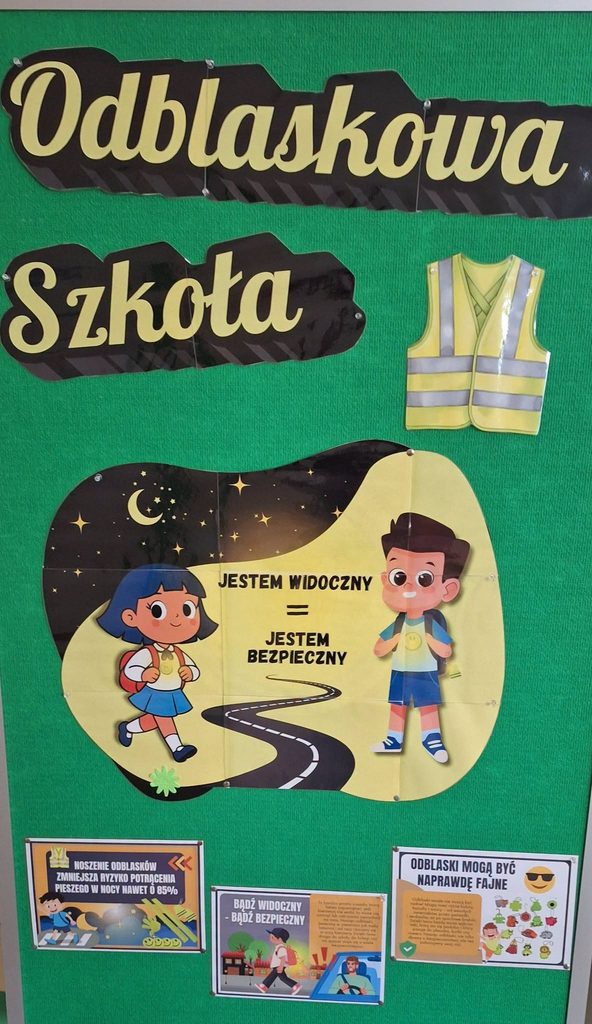 gazetka odblaskowa szkoła